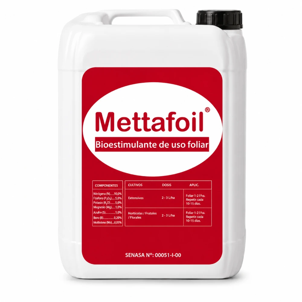 MettaFoil - Bioestimulante & Fertilizante Foliar